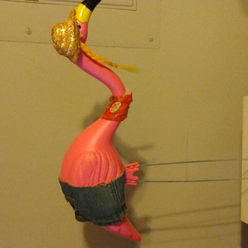 Cowgirl Flamingo